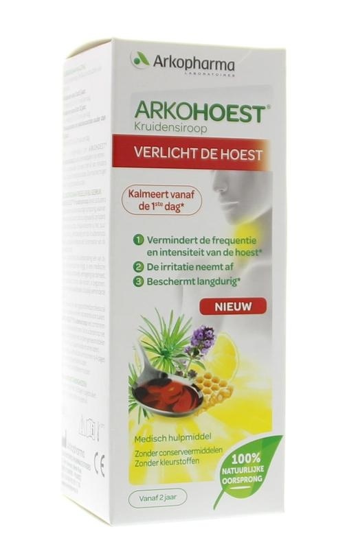 Arkopharma Arkopharma Arkohoest Kruidensiroop gezoet met honing (140 ml)