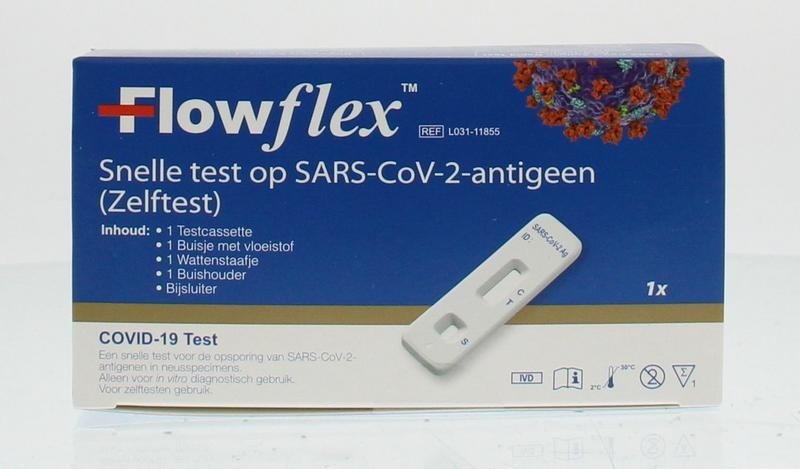 Flowflex Flowflex Zelftest Covid-19 SARS-COV-2 antigeen (1 st)