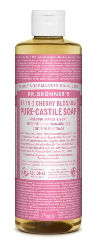 Dr Bronners Dr Bronners Liquid soap cherry blossom (475 ml)