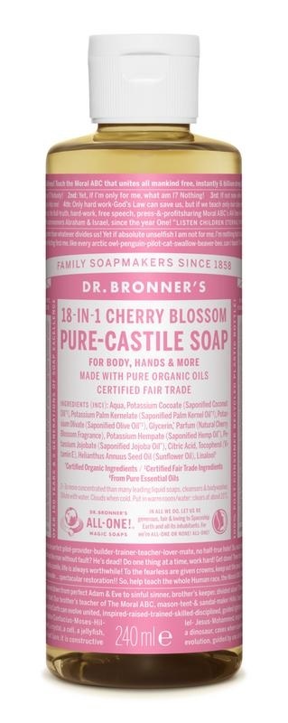 Dr Bronners Dr Bronners Liquid soap cherry blossom (240 ml)