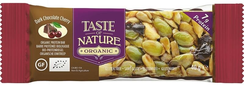 Taste Of Nature Taste Of Nature Dark chocolate cherry (40 gr)