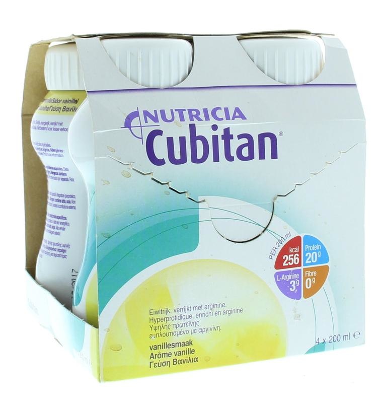 Cubitan Cubitan Vanille 200ml (4 st)