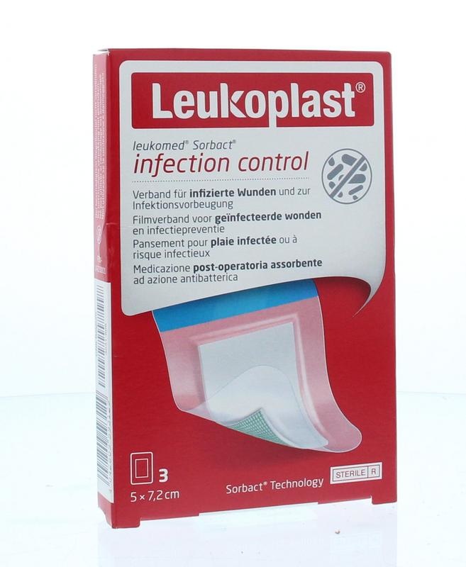 Leukoplast Leukoplast Leukomed sorbact 7.2 x 5cm (1 st)