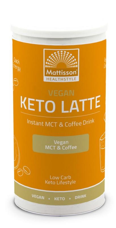 Mattisson Mattisson Vegan keto latte instant MCT & coffee drink (200 gr)