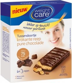 Weight Care Weight Care Tussendoortje chocolade (102 gr)