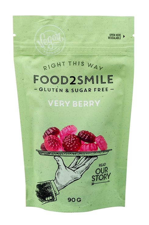 Food2Smile Food2Smile Very berry suikervrij glutenvrij lactosevrij (90 gr)