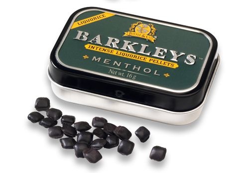 Barkleys Barkleys Liquorice pellets menthol (16 gr)