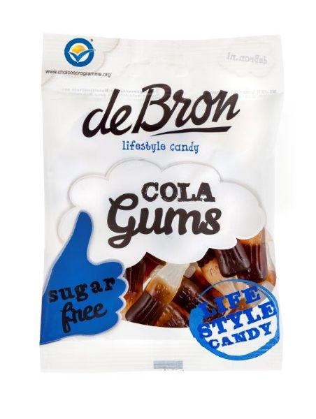 De Bron De Bron Cola gums suikervrij (100 gr)