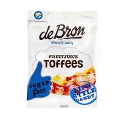 De Bron Fruit toffee suikervrij (90 gr)