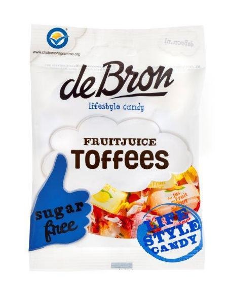 De Bron De Bron Fruit toffee suikervrij (90 gr)