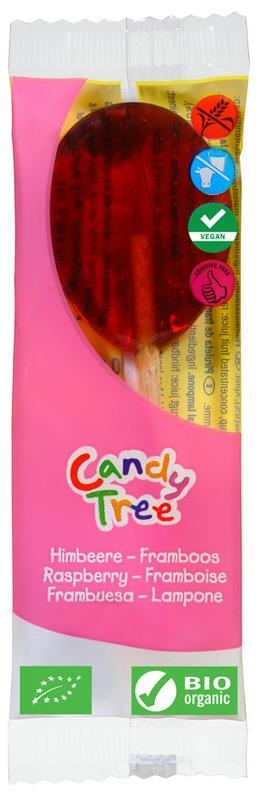 Candy Tree Candy Tree Frambozen lollie bio (1 st)