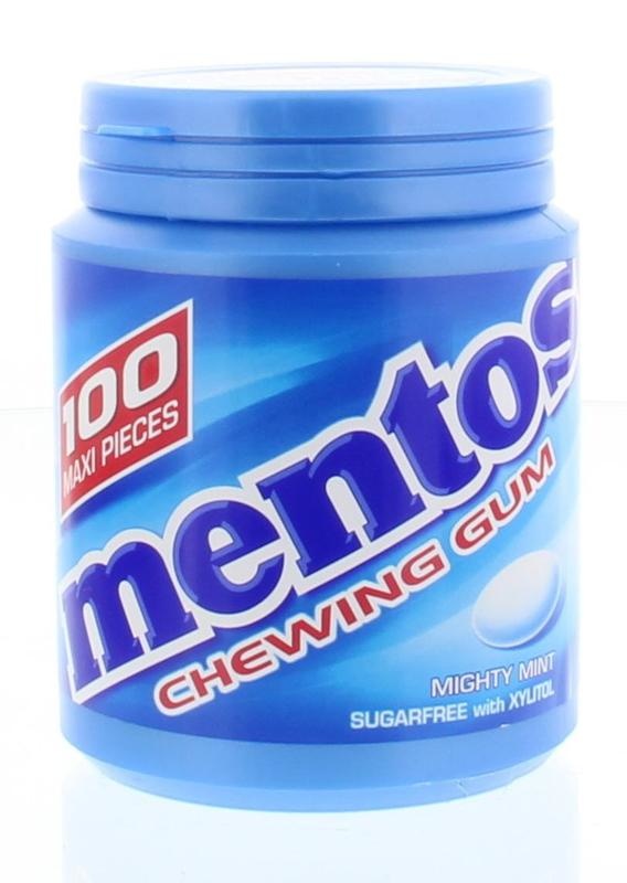 Mentos Mentos Gum XL mighty mint pot (150 gr)