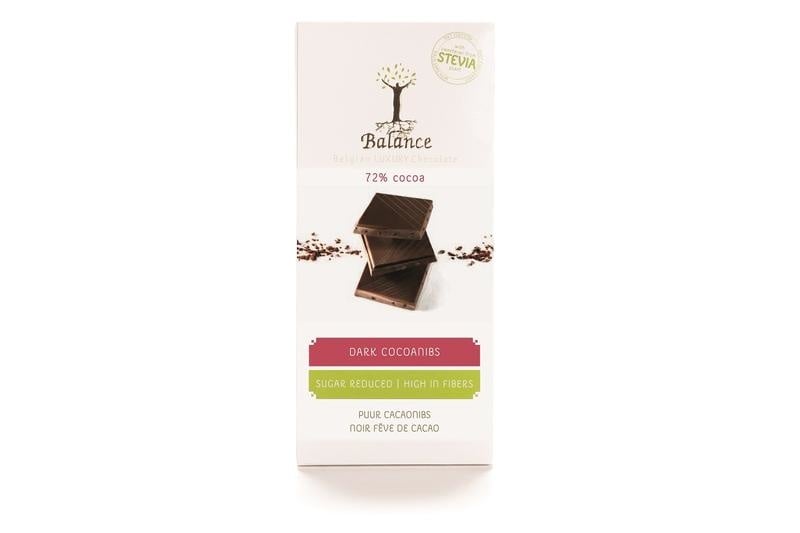 Balance Balance Choco stevia tablet puur cacao (85 gr)