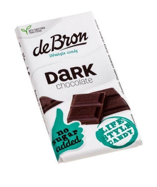 De Bron De Bron Tablet dark stevia (85 gr)