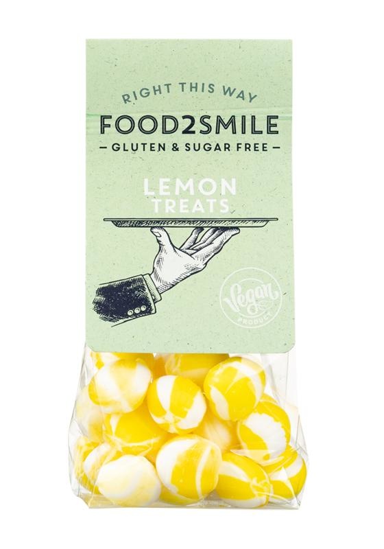 Food2Smile Food2Smile Lemon treats suikervrij glutenvrij lactosevrij (90 gr)