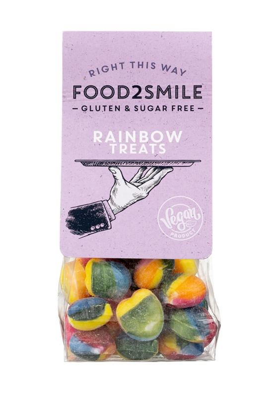 Food2Smile Food2Smile Rainbow treats suikervrij glutenvrij lactosevrij (90 gr)