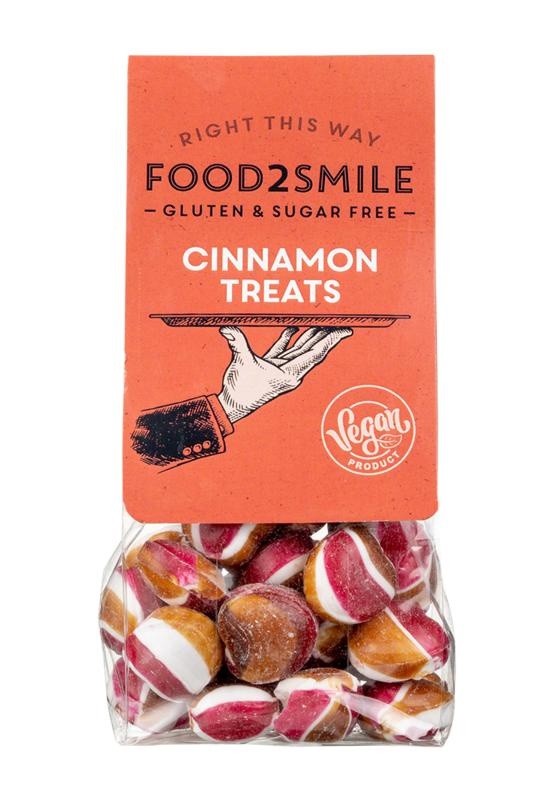 Food2Smile Food2Smile Cinnamon treats suikervrij glutenvrij lactosevrij (90 gr)