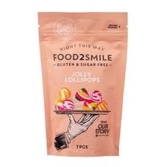 Food2Smile Jolly lollipops suikervrij glutenvrij lactosevrij (7 st)