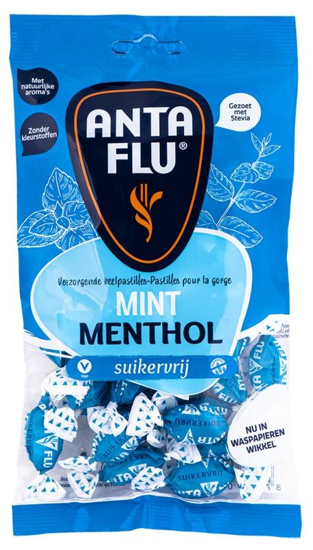 Anta Flu Anta Flu Mint suikervrij met stevia (120 gr)