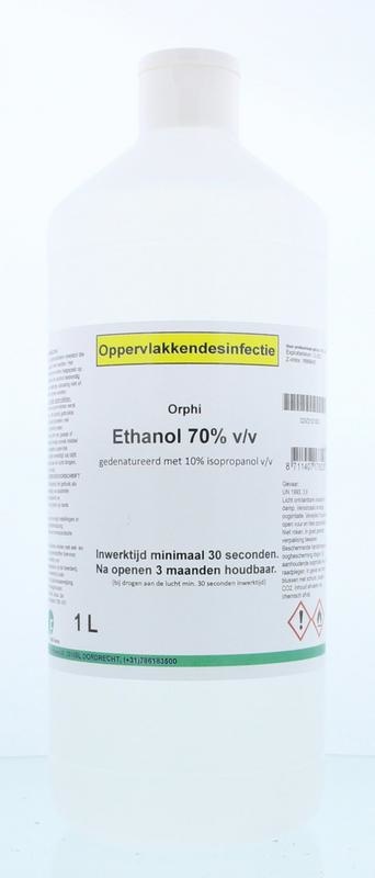 Alcohol ethanol 70% gedenatureerd 10%