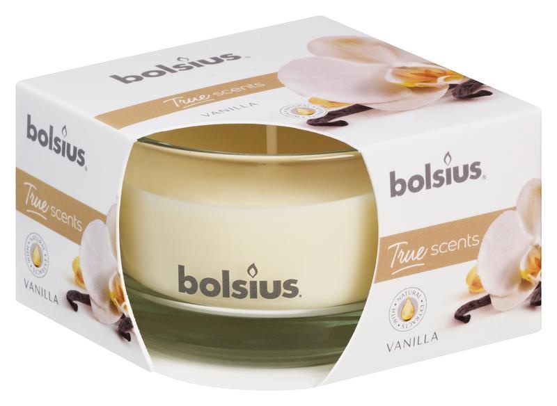 Bolsius Bolsius True Scents geurglas 80/50 vanille (1 st)