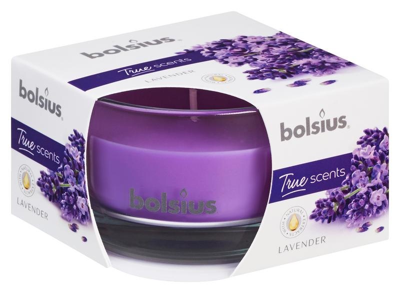 Bolsius Bolsius True Scents geurglas 50/80 lavendel (1 st)