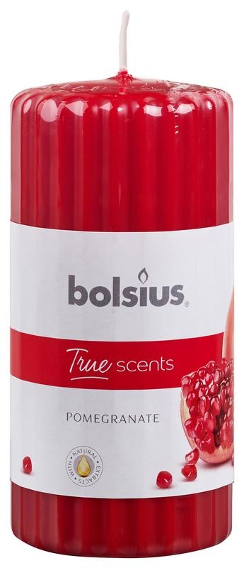 Bolsius Bolsius True Scents stompkaars geur 120/58 pomegranate (1 st)