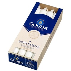 Gouda Kroonkaars wit 240/24 (8 st)