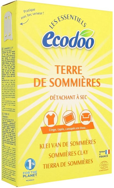 Ecodoo Ecodoo Klei de sommieres, droge vlekkenverwijderaar bio (350 gr)