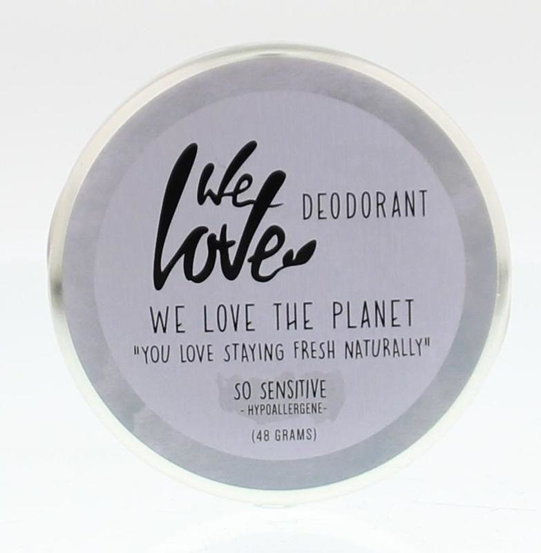 We Love We Love The planet 100% natural deodorant so sensitive (48 gr)