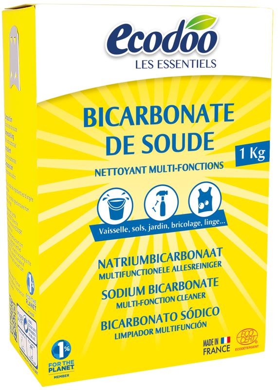 Ecodoo Ecodoo Zuiveringszout natrium bicarbonaat bio (1 Kilogr)