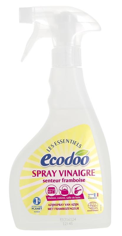 Ecodoo Ecodoo Witte alcoholazijn met frambozengeur spray bio (500 ml)