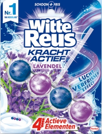 Witte Reus Witte Reus Toiletblok kracht actief lavendel (100 gr)