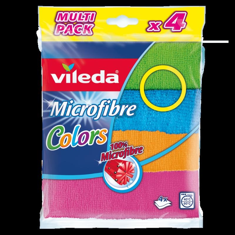 Vileda Vileda Microvezel doeken colors 4-pack (1 st)