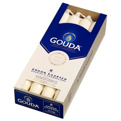 Gouda Kroonkaars ivoor 240/24 (8 st)