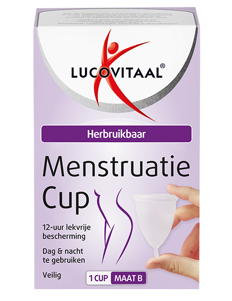 Lucovitaal Lucovitaal Menstruatie cup maat B (1 st)