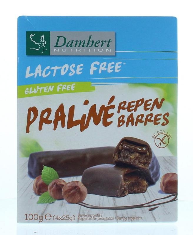 Damhert Damhert Pralinerepen lactosevrij en glutenvrij (100 gr)