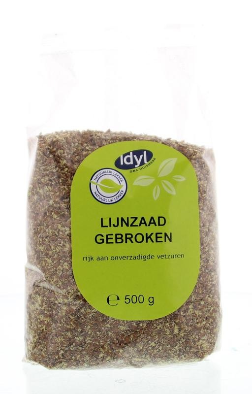 Idyl Idyl Lijnzaad gebroken (500 gr)