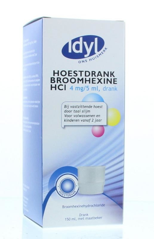 Idyl Hoestdrank broomhexine HCl 4mg/5ml (150 ml)