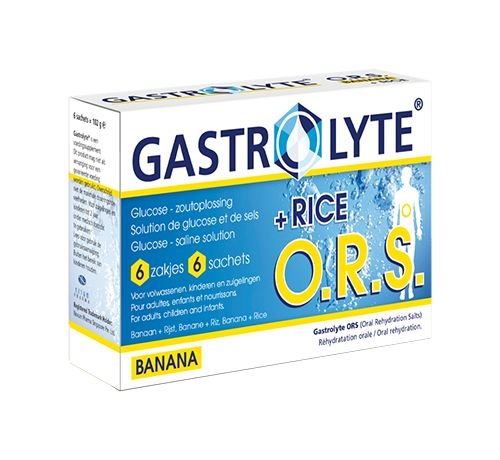 Gastrolyte Gastrolyte O.R.S. rijst/banaan (6 Sachets)