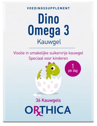 Orthica Orthica Dino omega 3 kauwgels (36 st)