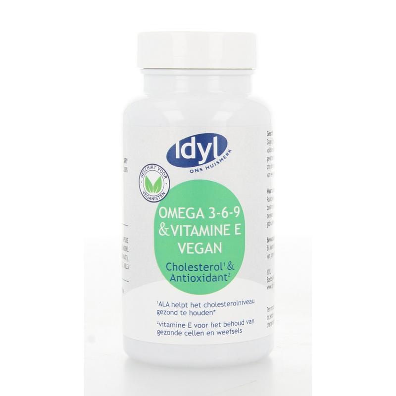 Idyl Idyl Omega 3-6-9 & Vitamine E vegan (90 caps)