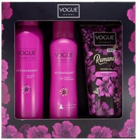Vogue Vogue Women cadeauset extravaganza deo/foam/shower (1 st)