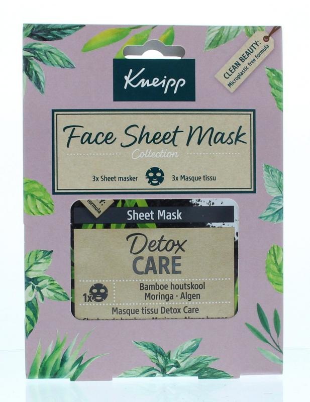Kneipp Geschenkverpakking sheet mask detox care (1 Set) Kneipp Geschenkverpakking sheet mask detox care (1 Set)