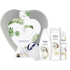 Dove Geschenkverpakking coconut hartblik (1 Set)