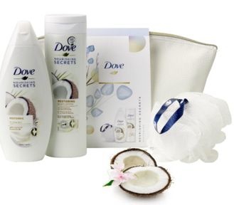 Dove Dove Geschenkverpakking restoring met toilettas (1 Set)