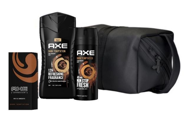 AXE AXE Geschenkverpakking dark temptation washbag (1 Set)