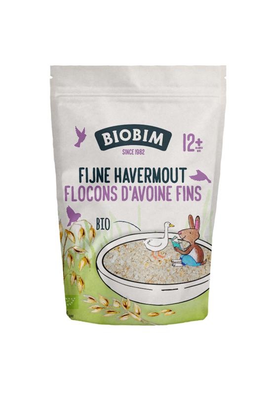 Biobim Biobim Fijne havermout pap 12+ maanden bio (250 gr)