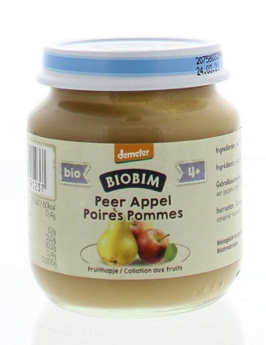 Biobim Biobim Appel peer 4 maanden Demeter bio (125 gr)