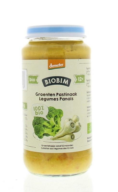 Biobim Biobim Groenten pastinaak 12 maanden Demeter bio (250 gr)